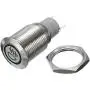 Etopars 12V Car Blue LED Light Fog Push Button Metal Toggle Switch 16mm