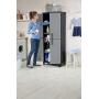 Keter Storage Cabinet with Doors and Shelves - Perfect for Garage and Basement Organization, Grey