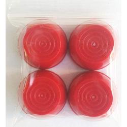 Quadrapoint Hub Caps for Radio Flyer Plastic & Folding Wagons 7/16'' (NOT for Wood or Steel Wagons)