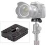 Neewer Black Metal PU-50 Universal Quick Release Plate Fits Arca-Swiss Standard for Tripod Ballhead (PU50 III)