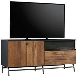 Sauder Boulevard Café Credenza, For TVs up to 60'', Black finish