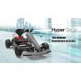 HYPER GOGO GoKart Kit - Hoverboard Attachment - Compatible with All Hover Boards ,Grey
