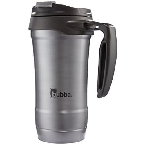 bubba Hero Dual-Wall Vacuum-Insulated Stainless Steel Travel Mug, 18 oz., Gunmetal