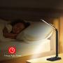 Multifunctional LED Desk Lamp with Wireless Charger, USB Charging Port, 5 Lighting Modes,5 Brightness Levels, Sensitive Control, 30/60 min Auto Timer, Eye-Caring Office Lamp with Adapter