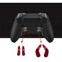Metal Plating Thumbsticks, 2 D-Pads Kits, 4 Paddles Hair Trigger Buttons (Mini & Medium) Replacement for Elite Series 2 Controller - (Plating Red)