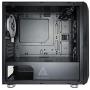 Apevia PRODIGY-BK Micro-ATX Gaming Case with 1 x Tempered Glass Panel, Top USB3.0/USB2.0/Audio Ports, 3 x RGB Fans, Black Frame