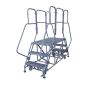 Cotterman 2 1/2'' rubber pad ladder feet , package of four (4) pads with four (4) bolts and four (4) washers fits TiltNRoll, Straddle Base TiltNRoll, TAP, Work Platforms, rolling metal ladders.