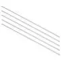 uxcell Stainless Steel Solid Round Rods Metal Lathe Bar Stock for DIY Craft 100mmx1.5mm 5pcs
