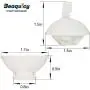 W10780048 Washer Suspension Rod Kit by Beaquicy - Replacement for Whirlpool Kenmore Washing Machine - Package Includes 4 Suspension Rods and Ball Cups