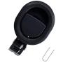 Universal Recliner Release Pull Handle, Oval Plastic Sofa Chair Replacement Parts Without Cable Fits 3mm