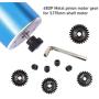 kingsea 5pcs Metal Steel 48P Pinion Gear 3.175mm Shaft 22T 23T 24T 25T 26T Pitch Gears with Screwdriver 1/10 RC Brushless Brush Motor RC Upgrade Part