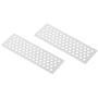 Fityle 2 Pcs Silver Sand Ladders Ramps For 1:10 Scale RC Truck Accessories