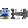 Redcat Racing Piranha-TR-10 Piranha Tr10 Truggy, Blue (Amazon Exclusive)