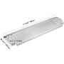 Uniflasy Grill Parts Heat Plates for Nexgrill 6 Burner 720-0896B, 720-0896, 720-0898 and 720-0888, 720-0888N, 720-0882A, 720-0830H, Stainless Steel Grill Heat Shield Tent, Burner Cover, 6 Pack