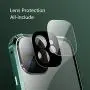 Jonwelsy Anti Peeping Case for iPhone 12 (6.1 Inch), Double-Sided Anti Spy Tempered Glass Privacy, 360 Degree Protection Cover, Magnetic Adsorption Metal Bumper for iPhone 12 (Black)