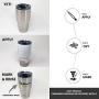 LASER MARKING POWDER-Metals Marking - CO2 Laser - Fiber Laser - YAG, 100% Satisfaction Guarantee, Durable, Permanent, High Contrast, Brilliance Laser Inks - BLI101MBPWD - 50 Grams(FOAM BRUSH INCLUDED)
