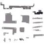 D-FLIFE Internal Metal Plate Cover Parts for iPhone XR,Bracket Replacement Inlcuding Complete Full Screw Set and Reapir Tool Kit for iPhone XR (for iPhone XR)