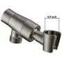 100% Metal Shower Head Holder for Hand Held Showerhead, Adjustable Bracket Holder, Shower arm Adapter, Universal Shower Arm Mount, Brushed Nickel Finish 100% Metal Shower Head Holder for Hand Held Showerhead, Adjustable Bracket Holder, Shower arm Adapter, Universal Shower Arm Mount, Brushed Nickel Finish