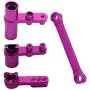ZYCST Aluminum Metal Servo Saver Complete Set Upgrade Parts for HSP 1:10 RC Model Car 02025 02075 Steering Combination Kit(Purple) ZYCST Aluminum Metal Servo Saver Complete Set Upgrade Parts for HSP 1:10 RC Model Car 02025 02075 Steering Combination Kit(Purple)