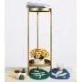 LITA Plant Stand with 2 Tier Tall Metal Flower Plants Pot Holder Display Shelf for Indoor or Outdoor Plants Corner Display - Glod Dia. 10'' x H 30'' LITA Plant Stand with 2 Tier Tall Metal Flower Plants Pot Holder Display Shelf for Indoor or Outdoor Plants Corner Display - Glod Dia. 10'' x H 30''