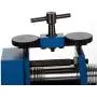 ZHFEISY Jewelry Rolling Mill Machine - 3''（75mm）Roller Manual Combination Rolling Mill Machine Jewelry Press Tabletting Tool Jewelry DIY Tool - For Metal Sheet Wire Rolling - Gear Ratio 1:7 22KG