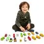 JOYIN 20 Piece Pull Back Die Cast Metal Toy Car Model Vehicle Set for Toddlers, Girls and Boys Kids Play Car Set