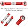 Demeras Metal Pull Rod 6pcs Metal Front Rear Steering Linkage Rods Remote Control Car Accessory for Wltoys 1/18 A959 Rc Car