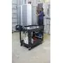 Rubbermaid Commercial Products 2-Shelf Utility/Service Cart, Medium, Lipped Shelves, Ergonomic Handle, 500 Lbs. Capacity, For Warehouse/Garage/Cleaning/Manufacturing (Fg452088Bla)