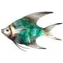 JOYBee 12.5inch Coastal Ocean Sea Metal Fish Wall Art Decor -Perfect for Coastal,Nautical,Beach,or Boat Decor-Metal Wall Decor-For Garden Home Patio Bathroom Kitchen JOYBee 12.5inch Coastal Ocean Sea Metal Fish Wall Art Decor -Perfect for Coastal,Nautical,Beach,or Boat Decor-Metal Wall Decor-For Garden Home Patio Bathroom Kitchen