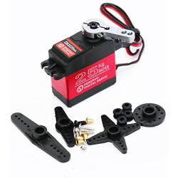 25KG Digital Servo Full Metal Gear High Torque Waterproof for RC Car Crawler Robot Control Angle 270°