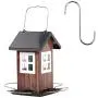 Kingsyard Colorful Bird Feeders House for Outside Hanging Weatherproof Carden Country Backyard Bird House Small Metal 0.8lb Bird Seed Capacity for Finch Cardinal NOT Squirrel Proof, Easy Cleaning Kingsyard Colorful Bird Feeders House for Outside Hanging Weatherproof Carden Country Backyard Bird House Small Metal 0.8lb Bird Seed Capacity for Finch Cardinal NOT Squirrel Proof, Easy Cleaning