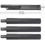 Votenli C2630A (4-Pack) Cast Iron Burner Replacement Parts for Jenn-Air 720-0061, 720-0062, 720-0063, 720-0099, 720-0100, 720-0101,720-0141, 720-0142, 720-0150, 720-0163, 720-0164 Charbroil Gas Grill