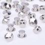 Onwon 60 Pieces Pin Backs Locking Bulk Metal Pin Keepers Locking Clasp, No Tool Required, Metal Locking Pin Backs, Metal Locking Pin Keepers (60)