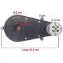 550 30000RPM Gearbox with 12V Motor,Electric Motor with Gear Box for Kids Electric Cars and Motorcycles High Speed RS550 Drive Engine Match Childrens Ride on Cars