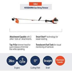 Husqvarna 128LD 17'' Cutting Path Detachable Gas String Trimmer