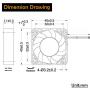 Gdstime 50x50x10mm 50mm 12v Dc Brushless Cooling Fan 2 inch Gdstime 50x50x10mm 50mm 12v Dc Brushless Cooling Fan 2 inch