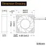 Gdstime 50x50x10mm 50mm 12v Dc Brushless Cooling Fan 2 inch