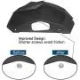 Hooke Road Wrangler JK Steel Inner Fender Liners Rear Fender Mud Guards Compatible with Jeep Wrangler JK & Unlimited 2007-2018 Hooke Road Wrangler JK Steel Inner Fender Liners Rear Fender Mud Guards Compatible with Jeep Wrangler JK & Unlimited 2007-2018