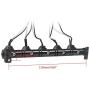 Benedict Harry Metal Roof LED Light Bar 4 LEDs for SCX10 D90 TRX-4 1:10 RC Crawler Truck (4 LEDs)