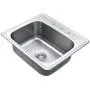 Kraus KTM25 25 inch Topmount Single Bowl 18 gauge Stainless Steel Kitchen Sink Kraus KTM25 25 inch Topmount Single Bowl 18 gauge Stainless Steel Kitchen Sink