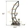 Flower Plant Stand Indoor Pots Stander Display Iron MetalDecorative Plant Holder Pots Holder Shelf Flower Rack Multifunctional Shelf Unit Storage Rack Outdoor Indoor for Living Room Garden (1, Black) Flower Plant Stand Indoor Pots Stander Display Iron MetalDecorative Plant Holder Pots Holder Shelf Flower Rack Multifunctional Shelf Unit Storage Rack Outdoor Indoor for Living Room Garden (1, Black)