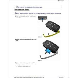 GENUINE LAND ROVER RANGE ROVER FULL SIZE L322 MODEL 2010-2012 REMOTE CONTROL KEY FOB COVER CASE COVER REPLACEMENT KEY CASING ONLY PART: LR052905 X1