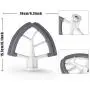 Flex Edge Beater For Kitchenaid,Kitchen Aid Mixer Accessory,Kitchen Aid Attachments For Mixer,Fits Tilt-Head Stand Mixer Bowls For 4.5-5 Quart Bowls,Beater With Silicone Edges,White Flex Edge Beater For Kitchenaid,Kitchen Aid Mixer Accessory,Kitchen Aid Attachments For Mixer,Fits Tilt-Head Stand Mixer Bowls For 4.5-5 Quart Bowls,Beater With Silicone Edges,White