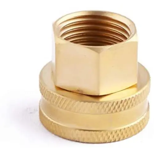 Litorange (6 Pack Industrial Metal Brass Garden Hose Threaded 3/4 to 1/2 NPT Fitting Connect, Green Thumb Quick Swivel Connector Adapter,Double Female Thread Size 3/4'' x 1/2'' NPT Pipe Litorange (6 Pack Industrial Metal Brass Garden Hose Threaded 3/4 to 1/2 NPT Fitting Connect, Green Thumb Quick Swivel Connector Adapter,Double Female Thread Size 3/4'' x 1/2'' NPT Pipe