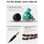 KBEAR KB06 in Ear Headphone,H HIFIHEAR IEM 2BA 1DD Stereo in Ear Earphone, HiFi Over Ear Earbud Headset Noise Cancelling Hybrid Earphone with Removable Cable (No Mic, KB06 Silver)