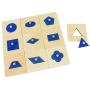 Danni Family Version Baby Shape Cognition Toy Montessori Wood Geometric Insets Set/10 Early Childhood Education Preschool Training Kids Toys