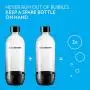 Sodastream 1l Carbonating Bottles- Black (Twin Pack) Sodastream 1l Carbonating Bottles- Black (Twin Pack)