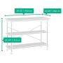 Sauder Canal Street Anywhere Console, For TVs up to 42'', Northern Oak finish