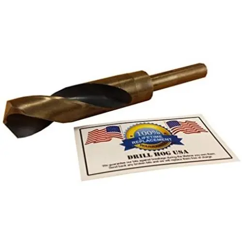 Drill Hog USA 15/16'' Drill Bit 15/16'' Silver & Deming Bit HI-Molybdenum M7 Drill Hog USA 15/16'' Drill Bit 15/16'' Silver & Deming Bit HI-Molybdenum M7