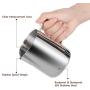 Milk Frothing Pitcher 350ml 600ml 900ml 1500ml 2000m(12oz 20oz 32oz 50oz 66oz)Steaming Pitchers Stainless Steel Milk Coffee Cappuccino Latte Art Barista Steam Pitchers Milk Jug Cup with Decorating Pen